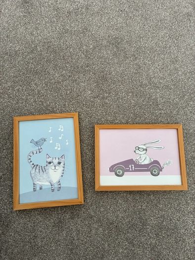 2 x nursery pictures
