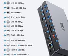 Docking Station 85w for PC or Mac