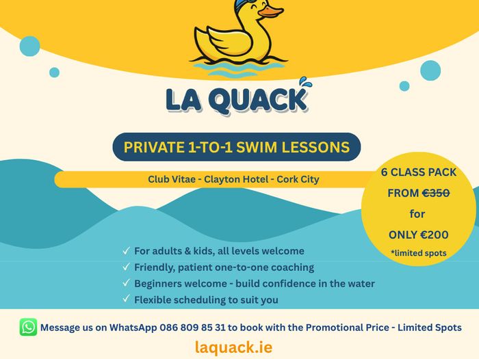 Private swim lessons in Cork