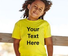 Personalised custom printed Kids T-Shirt tee top shirt