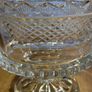 Large Vintage Crystal Cut Bowl Image 2