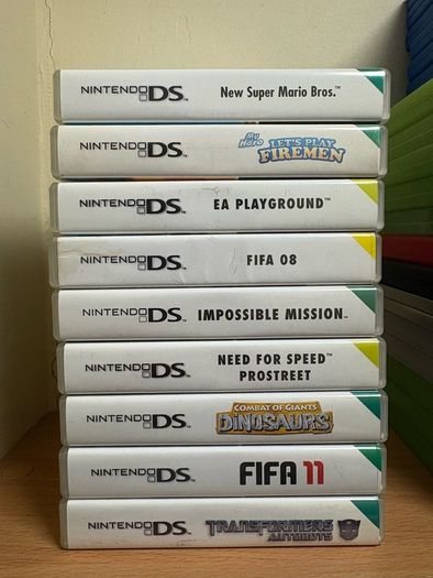 Collection of Nintendo DS games