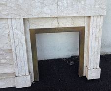 marble fireplace