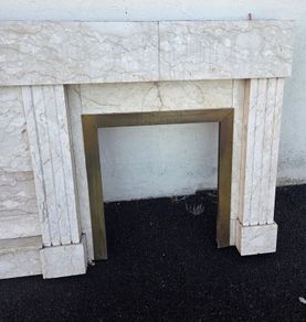 marble fireplace