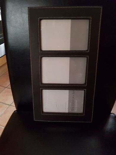 Brown Faux Leather Frames