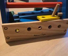 Melissa & Doug portable tool kit wooden toy