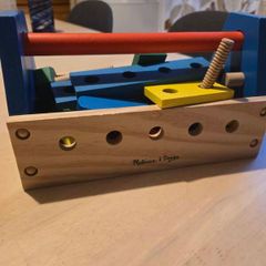 Melissa & Doug portable tool kit wooden toy