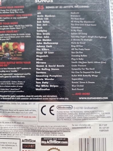 Guitar Hero 5 Nintendo Wii Games Original