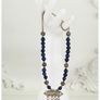 Vintage Yemeni Jewish Lapis Lazuli Amulet Necklace Image 10
