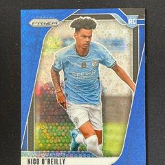 Nico O'Reilly 2024-25 Panini Prizm Premier League Fast Break Blue Prizm /99 #16