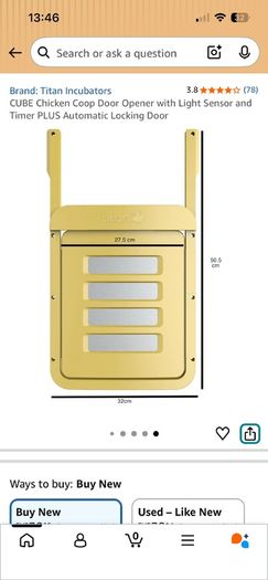 Titan Chicken Coup Door and Cube Timer