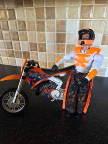 Vintage Hasbro Action Man Ultra Bike MTX & Motocross Figure Set