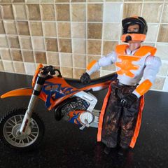 Vintage Hasbro Action Man Ultra Bike MTX & Motocross Figure Set