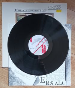 Vinyl Record - Crass - 10 Notes on a Summers Day Vinyl