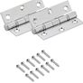 Internal Door Handle Set with Lock Complete Door Pack with Hings , Thumb Turn & Fixings Privacy Turn & Release (Phantom, Polished Chrome) Image 4