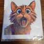 Cute Cat Window Sticker Decal Image 2