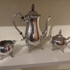 silver plated tea set
