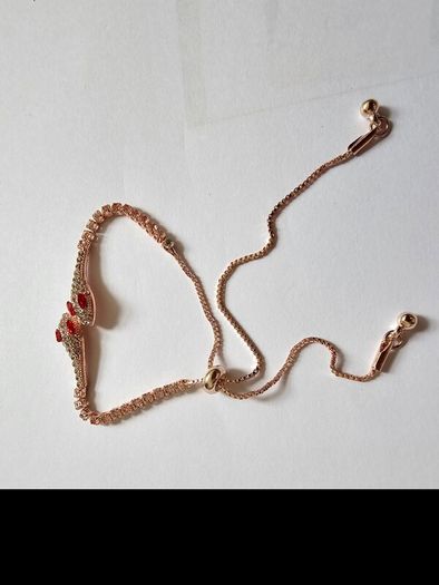 Brand New Rose Gold Bow Adjustable Bracelet
