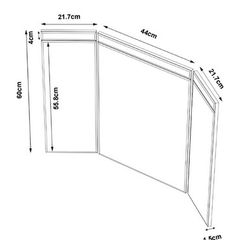Dressing table mirror