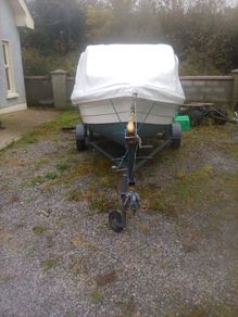 Boat and trailer  and cover