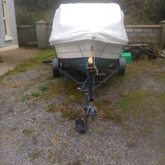 Boat and trailer  and cover
