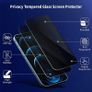 For iPhone 12 / 12 Pro Privacy Tempered Glass Anti Spy Screen Protector 9D New - FHT11IPTG Image 7