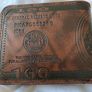 brown leather wallet for cash and cards Image 2