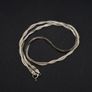 Vintage 925 Sterling Silver Italian Twisted Herringbone Chain Image 10