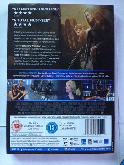 The Divergent Series 1+2 [Movie DVDx2]