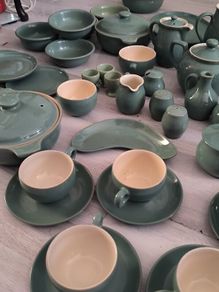 Vintage Denby Manor green