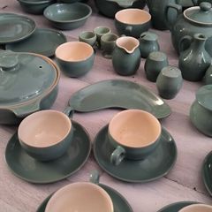 Vintage Denby Manor green