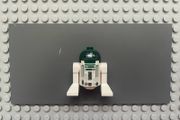 lego Star Wars sw1400 Astromech Droid, R4-P44 minifigure- Dark Silver Band Around Dome