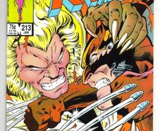 X-MEN #213 - 1st Wolverine vs Sabretooth PART 2