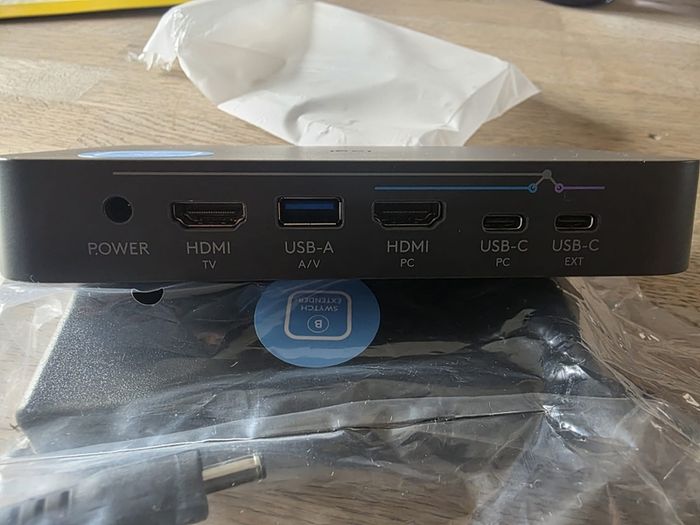 16 x Logitech Swytch Hubs. Includes power adapters and a few Extenders
