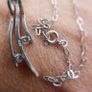 Vintage Sterling Silver 925 Pendant  Necklace 2,5g length - 17" Image 4