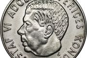 Sweden 1 Krona - Gustaf VI Adolf, 1969