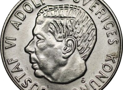 Sweden 1 Krona - Gustaf VI Adolf, 1969
