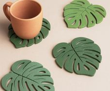 Monstera Leaf Coaster