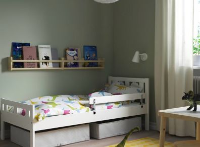Children's "IKEA kritter" single bed