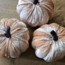 Set of 7 Halloween pumpkins Beige color Image 3