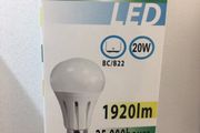 20 W Led Bulb BC High Lumen Output White Light