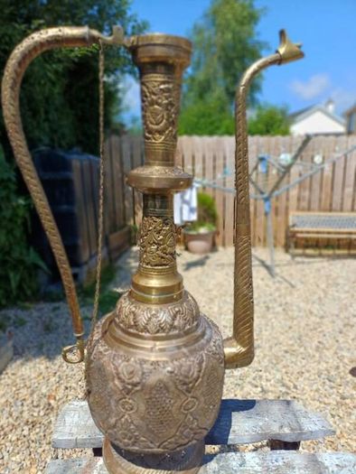 Large Antique Brass Ewer