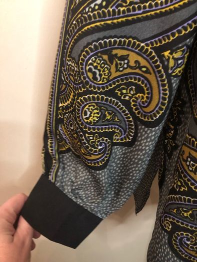 Bob Mackie paisley blouse (XL)