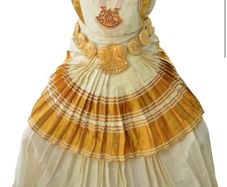 Indian classical dance costume 2  ( bharathnatyam amd mohiniyattam ) with complete jwellery set
