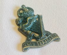 Original King's Crown Blackened Bronze Field Service cap badge