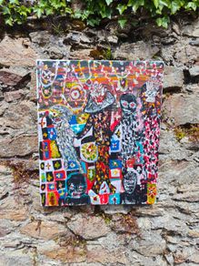 painting on canvas