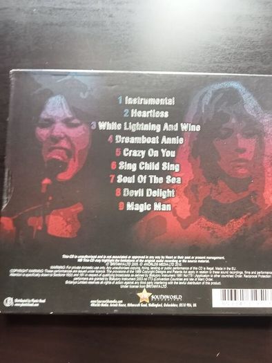 Heart - Live on Air CD
