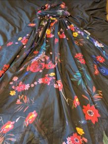 absolutely stunning floral one shoulder maxi dress. brand new.