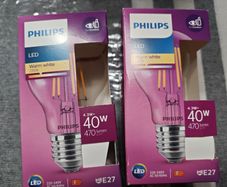 Philips E27 LED Filament Bulbs 40w