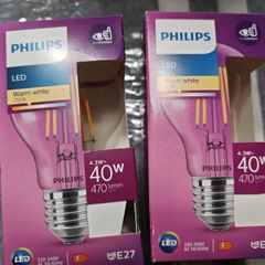 Philips E27 LED Filament Bulbs 40w
